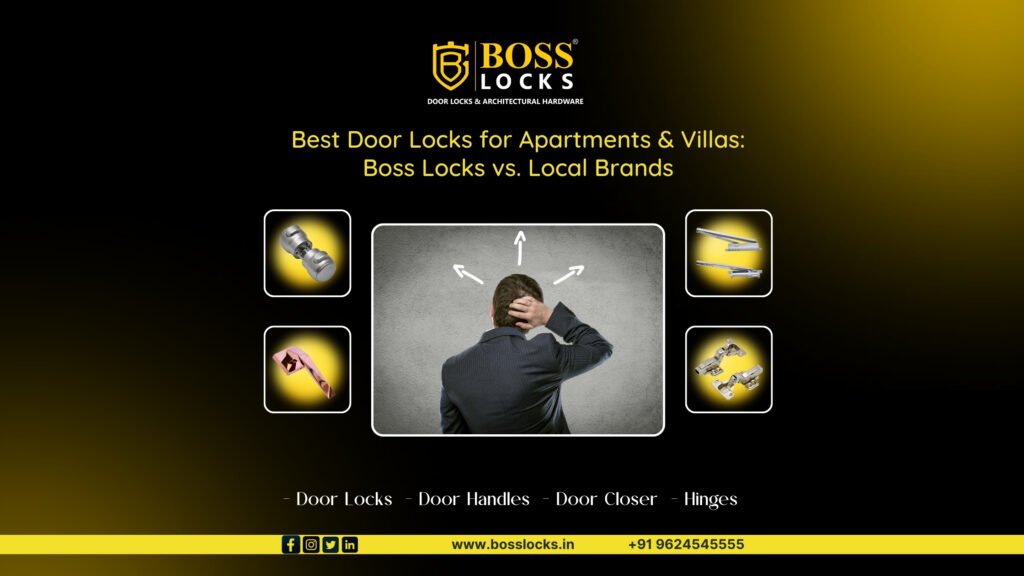 Best Door Locks for Apartments & Villas: Boss Locks vs. Local Brands
